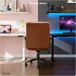 Click365 Transform 2.0 Ergonomic Mid Back Desk Chair Bonded Leather Cognac