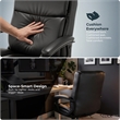 Click365 Ergonomic Office Leather Chair with Lumbar Support Transform 2.0 Black