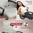 Click365 Transform 3.0 Ergonomic Mid Back Desk Chair Velvet Grey