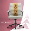 Click365 Transform 3.0 Ergonomic Mid Back Desk Chair Velvet Grey