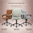 Click365 Transform 3.0 Ergonomic Mid Back Desk Chair Velvet Grey