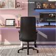 Click365 Classic Big & Tall Executive Office Chair Bonded Leather Black