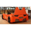 Titi Racer Modern TT Twin Race Car Bed with Remote Control in Red