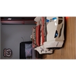 Titi Racer Modern GTI Wood Twin Race Car Bed with Remote Control in White