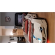 Titi Racer Modern GTI Wood Twin Race Car Bed with Remote Control in White