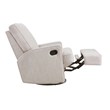 Second Story Home Tucker Swivel Recliner in Canvas