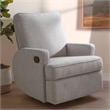Second Story Home Tucker Swivel Recliner in Gray