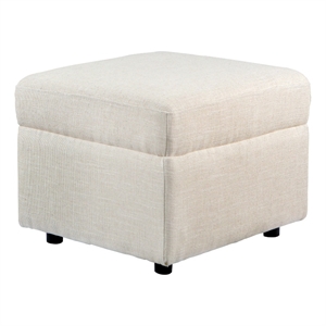Second Story Home Second Story Home Ottoman in Canvas