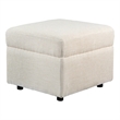 Second Story Home Second Story Home Ottoman in Canvas