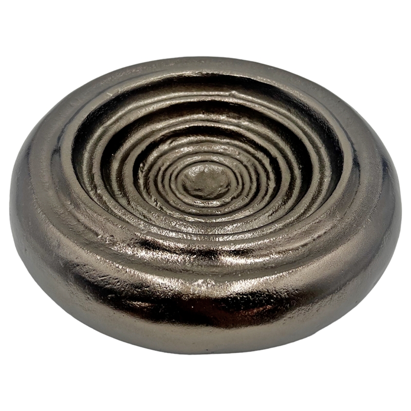 Bergamo Art 10 Inch Wide Decorative Handmade Aluminum Round Bowl in Bronze