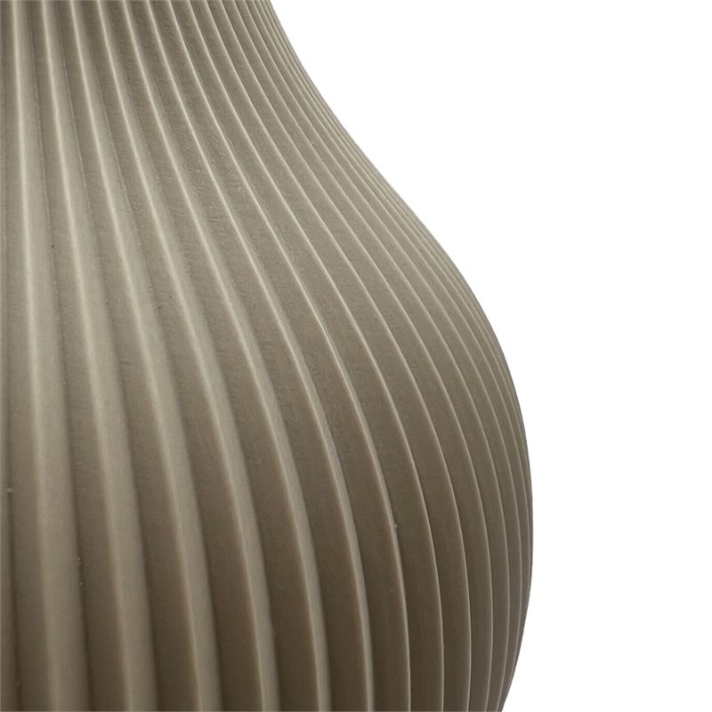 Bergamo Art Beige/White Ceramic Vase