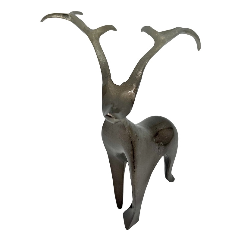 Bergamo Art Decorative Handmade Aluminum Abstract Modern Deer Sculpture Bronze