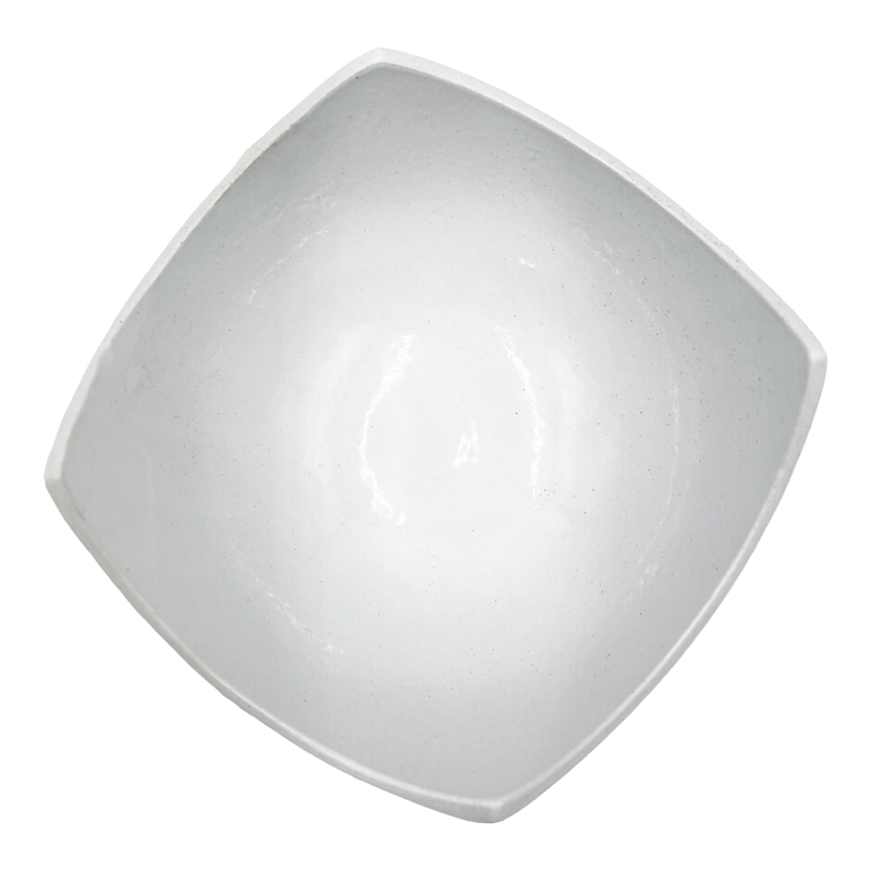 Bergamo Art Set of 2 Decorative Handmade Aluminum Modern Bowl in White