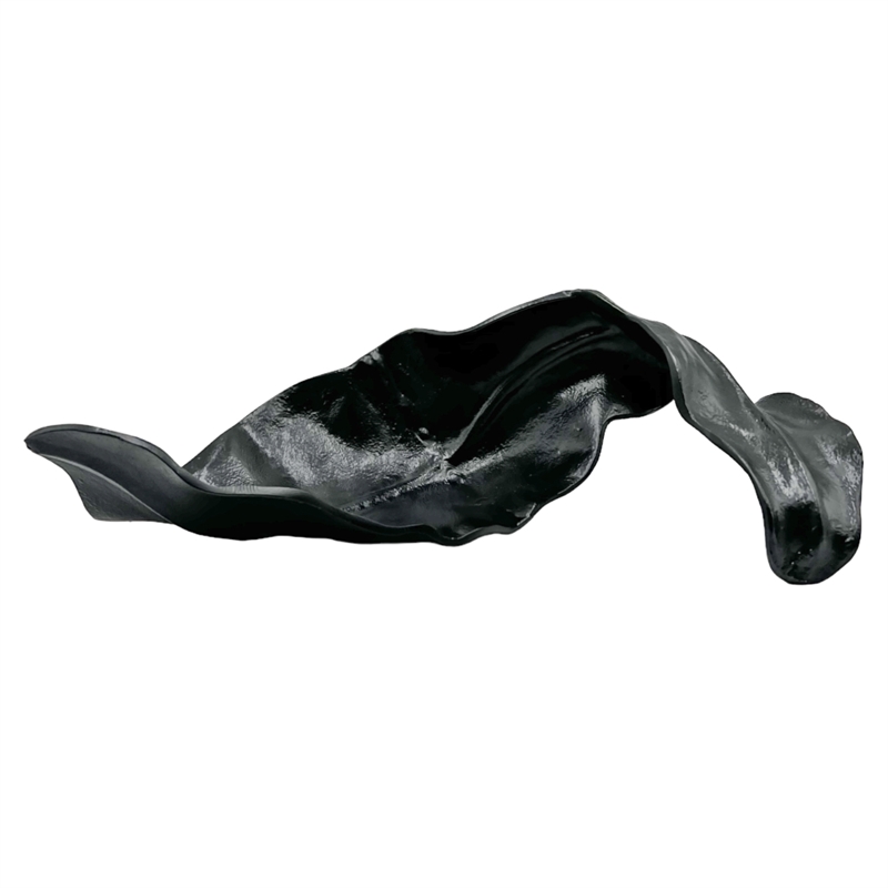 Bergamo Art Decorative Handmade Aluminum 19 inch Leaf Sculpture