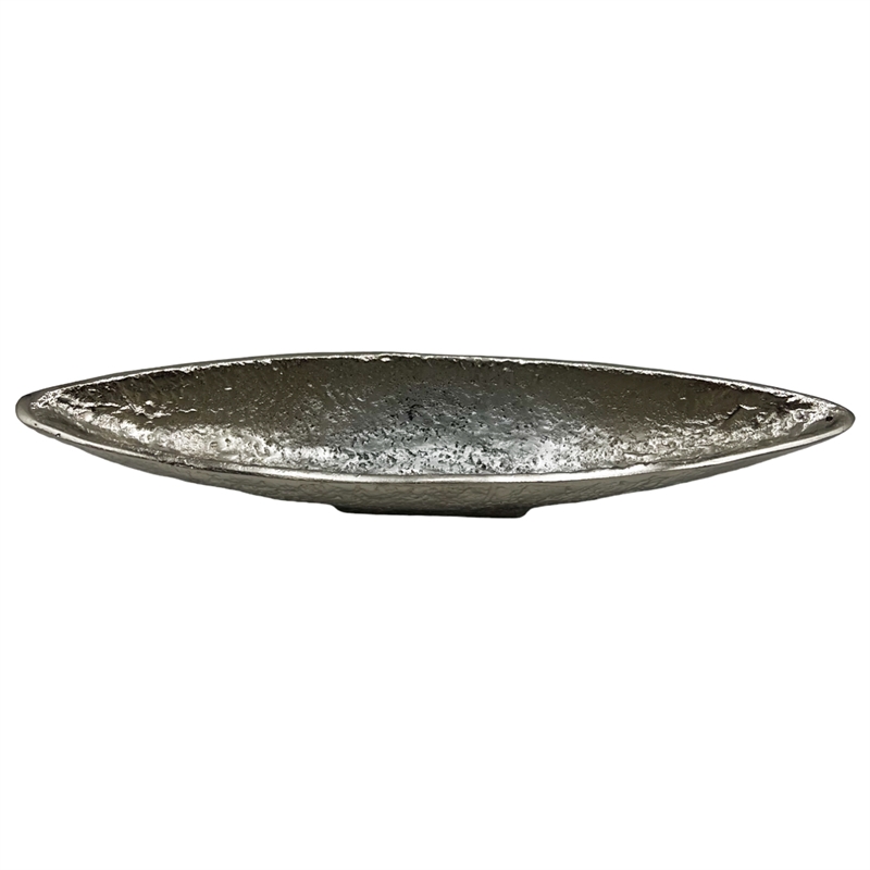 Bergamo Art 14 Inch Wide Decorative Handmade Aluminum Modern Tray