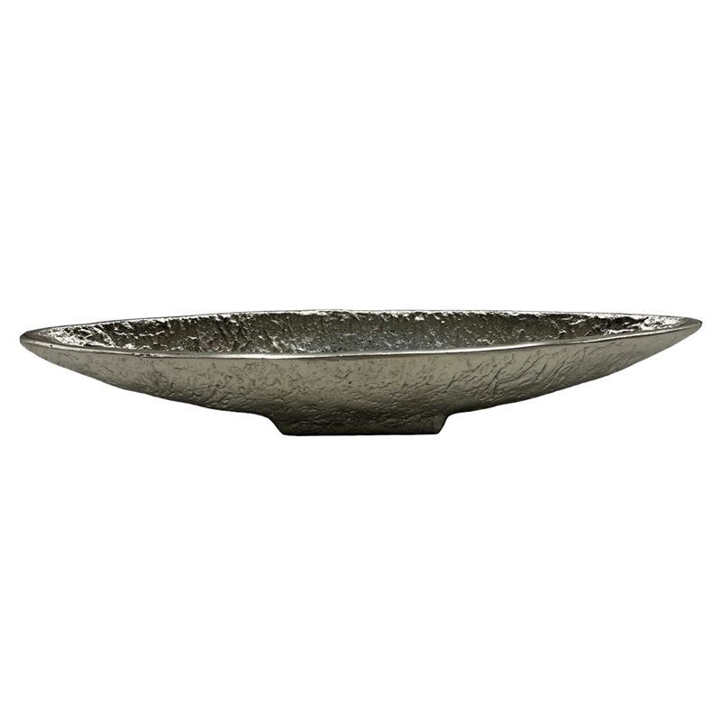 Bergamo Art 14 Inch Wide Decorative Handmade Aluminum Modern Tray