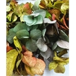 Bergamo Art Real Preserved Dried Decorative Pastel Hydrangea Wreath 20 Inch