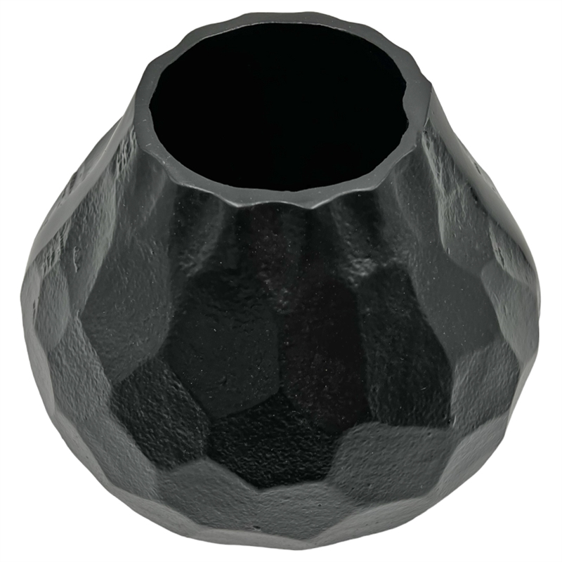 Bergamo Art 8 inch Wide Decorative Handmade Aluminum Pear Flower Vase