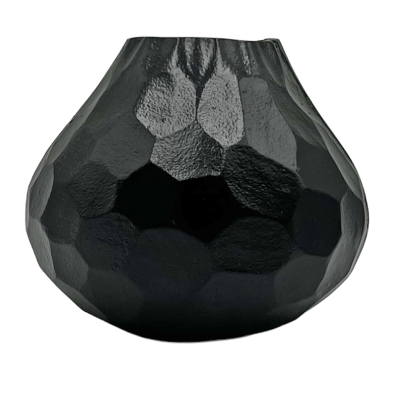 Bergamo Art 8 inch Wide Decorative Handmade Aluminum Pear Flower Vase