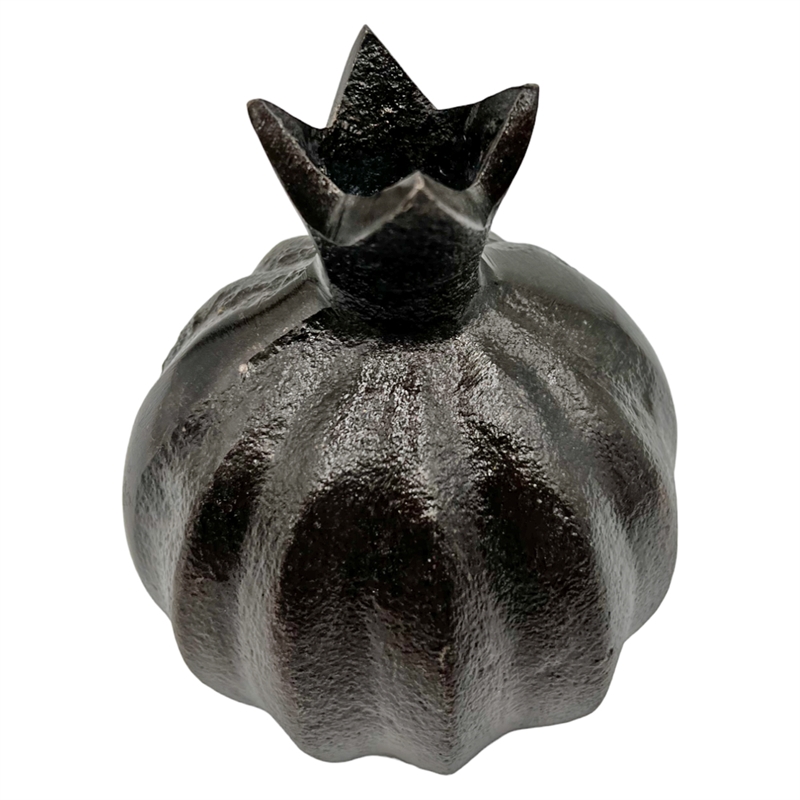 Bergamo Art 6 Inch Tall Decorative Handmade Aluminum Pomegranate Flower Vase