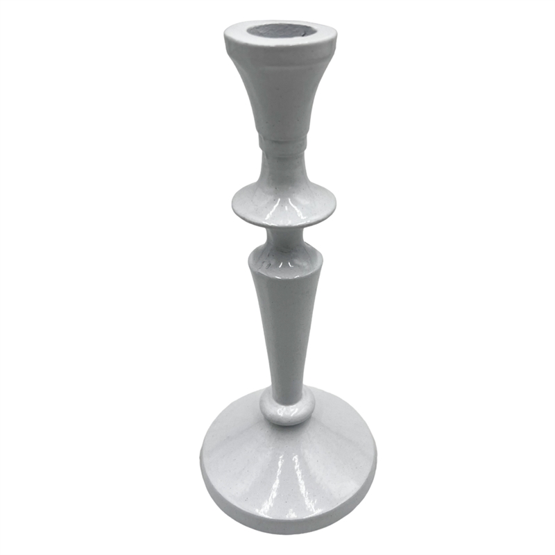 Bergamo Art 8 Inch Decorative Handmade Aluminum Artistic Candle holder Set of 2
