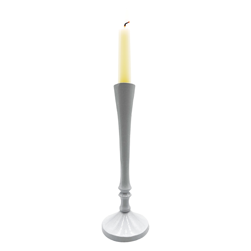 Bergamo Art 10 Inch Decorative Handmade Aluminum Stylish Candle holder Set of 2