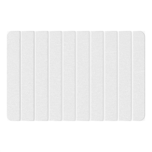 Modern 24x15&quot  Diatomite Stone Medium Bath Mat in White