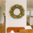 Preserved Botanical Wreath Green Natural Mixed Blooms