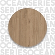 Ocean Double Sideboard Table and Storage 3 Doors OAK Color Multi Purpose Cabinet