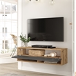 Future TV Unit Anthracite UV Print 40 inches Floating Entertainment Center