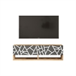 Future TV Unit Anthracite UV Print 40 inches Floating Entertainment Center