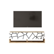 Future TV Unit Cobble Pine White UV Print 40 inches Floating Entertainment Unit