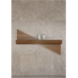 Batamex Parametric 60 inch Floating Shelf Geometric Wooden Wall Decor Oak Color