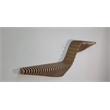 Batamex Parametric 57 inch Floating Shelf Geometric Wooden Wall Decor Oak Color