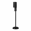Luxe Floor Stand Touchless Hand Sanitizer Dispenser - 54 Matte Black
