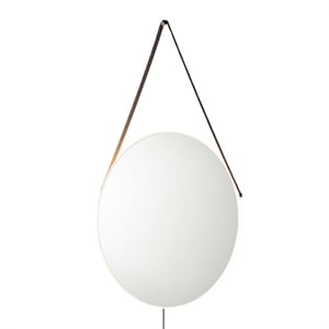 Aurora 36 Inch Round Backlit LED Wall Mirror