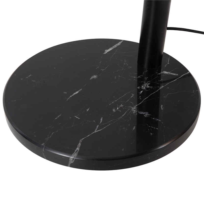 Amarillo 3 Light Arc Floor Lamp - Matte Black