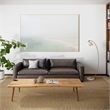 Luna Bella Chairside Arc Floor Lamp - 60 Weathered Brass & Matte White