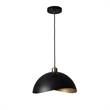 Luna Bella Pendant Light Large - Matte Black Weathered Brass