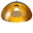 Luna Bella Pendant Light Large - Matte Black Weathered Brass