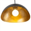 Luna Bella Pendant Light Small Matte Black Weathered Brass