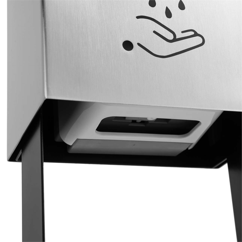 Luxe Tabletop Touchless Hand Sanitizer Dispenser - 21 Satin Nickel