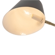 Culver 3 Light Arc Floor Lamp 86 Matte Black & Weathered Brass