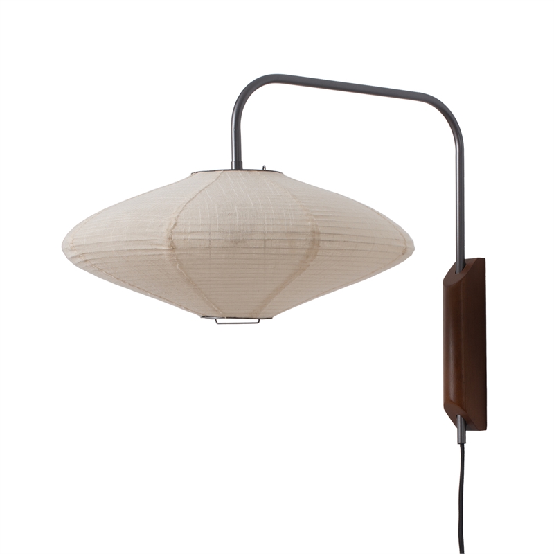 Roswell Matte Black Plug-In Wall Sconce