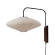 Roswell Matte Black Plug-In Wall Sconce