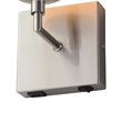 Globe Wall Sconce - 10' Satin Nickel Plug-in with Rocker Switch