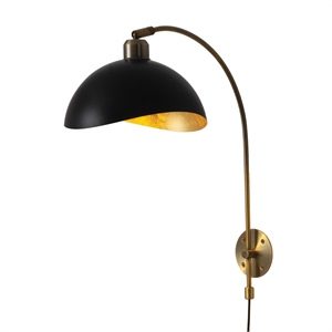 Luna Bella Wall Sconce - Weathered Brass Matte Black