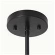 Lodi Pendant Light Large Matte Black Walnut