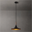 Lodi Pendant Light Large Matte Black Walnut