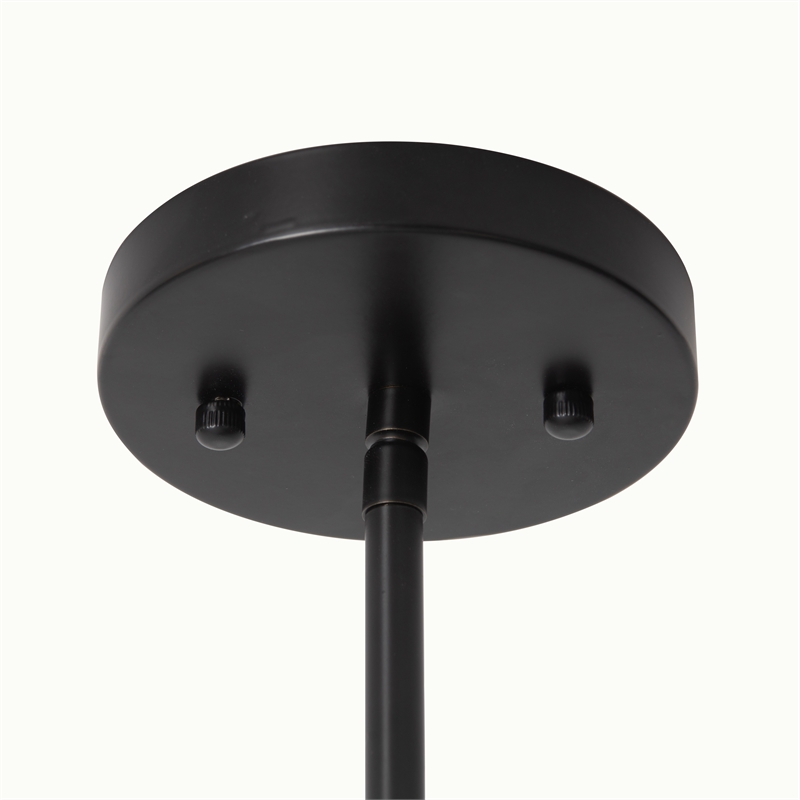Lodi Pendant Light Small Matte Black Walnut